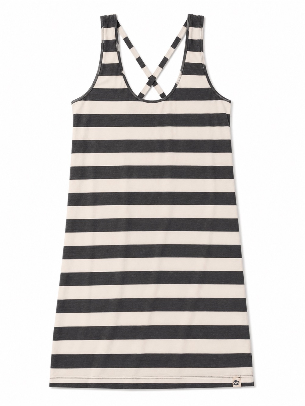 Billabong Striped Mini Dress Sleeveless Casual Beach Dress Size Medium